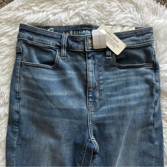 American Eagle Jeans Super High Rise Jegging New Womens Size 2 X Long - Picture 4 of 10